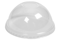 1 x 100 Clear Recyclable rPET Domed 12oz Lids