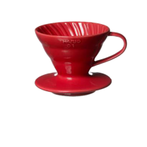 Hario Coffee Dripper V60 01 (Red Plastic)