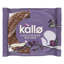 Kallo Milk Choc Thick Rice Cakes 30 x 33g