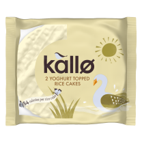Kallo Yoghurt Topped Thick Rice Cakes 30 x 33g