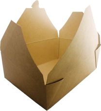 Medium Deli Box (Fold Top, Kraft, 1300ml, 300pk)