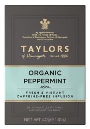 Taylors Organic Peppermint Tea 1 x 20