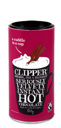 Clipper Fairtrade Seriously Velvety Hot Chocolate 350g