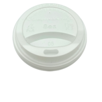 White Lids 8oz 1 x 1000 Premium Compostable