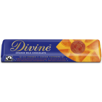 Divine Fairtrade Orange Milk Chocolate 30 x 35g