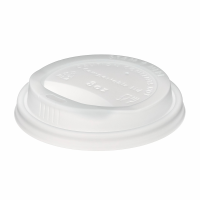 White Lids 8oz 1 x 1000 Premium Compostable