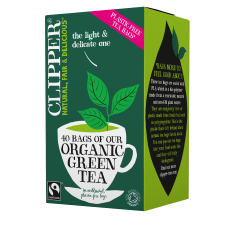 Clipper Fairtrade Green Teabags 1 x 40