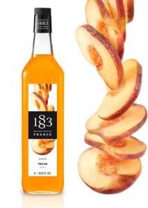 1883 Maison Routin Peach Syrup 1 Litre