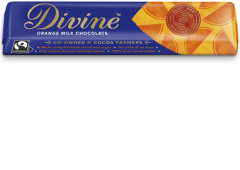 Divine Fairtrade Orange Milk Chocolate 30 x 35g