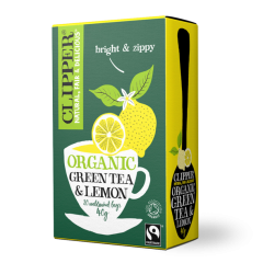 Clipper Organic Fairtrade Green & Lemon Tea 1 x 20