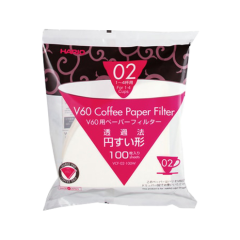 Hario V60 Paper Filter 02 Dripper 1 x 100 - Bleached