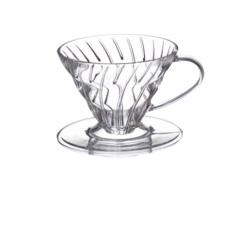 Hario Coffee Dripper V60 01 (Clear Plastic)