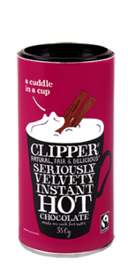 Clipper Fairtrade Seriously Velvety Hot Chocolate 350g