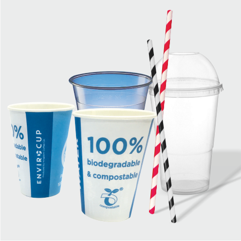 Cold Drinks Cups, Lids & Straws